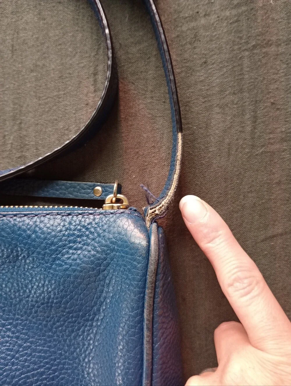 *REHAB* Kate Spade Blue Crossbody